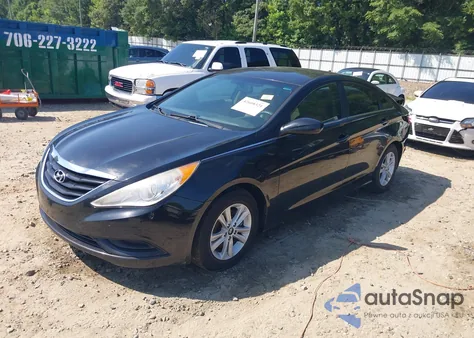 2012 Hyundai Sonata Gls из США, поврежденный, VIN 5NPEB4AC7CH478715